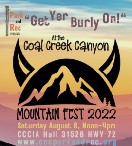 Mountain Fest 2022 – Coal Creek Canyon Park and Recreation District